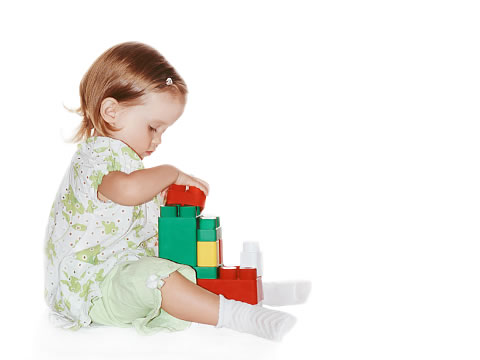 Kindertageseinrichtung-Kind beim Spielen