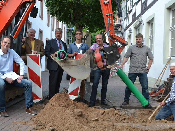 Bauarbeiten auf dem Marktplatz haben begonnen