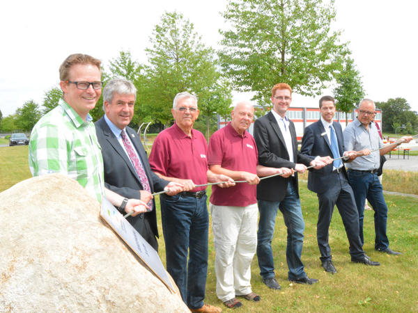 Grundsteinlegung zum Kletterzentrum OWL