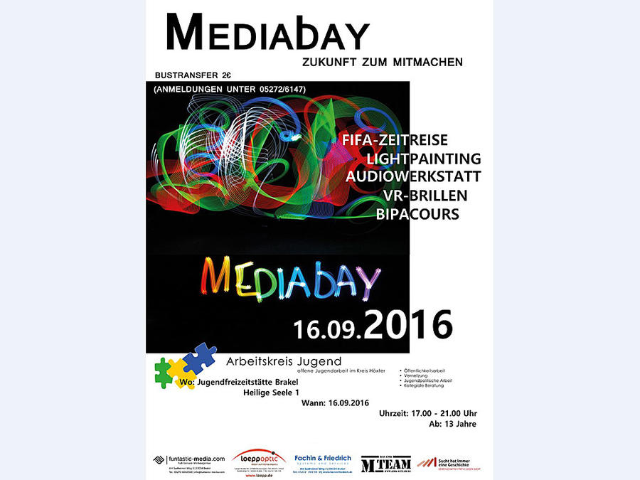 Mediabay für Jugendliche am 16.09.2016
