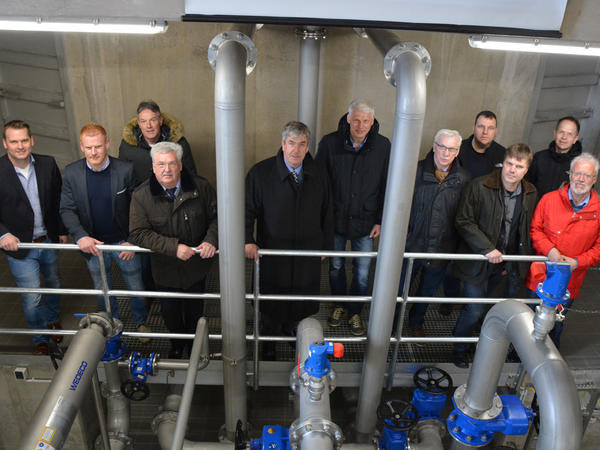 Inbetriebnahme des Hochbeh&auml;lters Gehrden