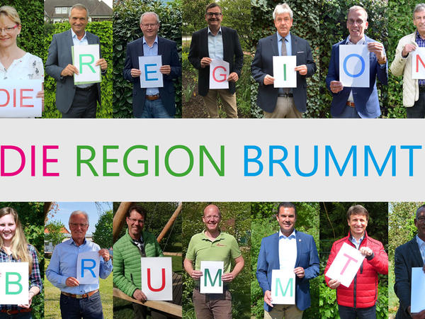 Die Region brummt! Fotocollage zur Aktion