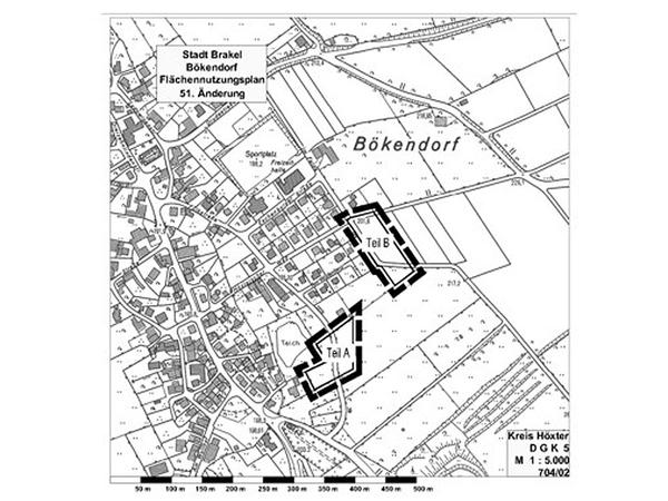 51. Änderung des Flächennutzungsplanes der Stadt Brakel