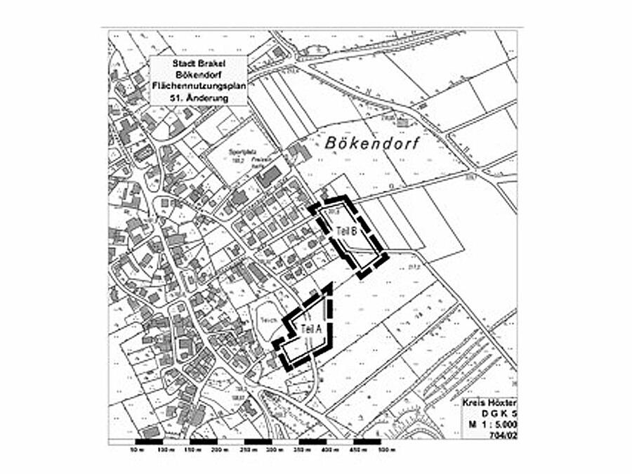 51. Änderung des Flächennutzungsplans der Stadt Brakel