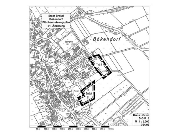 51. Änderung des Flächennutzungsplans der Stadt Brakel