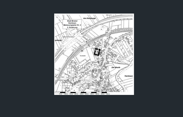 Bebauungsplan Nr. 2 - 2. &Auml;nderung &raquo;Stienekenbohm&laquo; im Stadtbezirk Brakel-Hembsen
