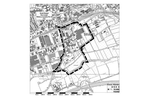 Bebauungsplan Nr. 6-neu »Königsfeld Ost« in der Kernstadt Brakel mit gleichzeitiger Aufhebung der Bebauungspläne Nr. 6, Nr. 6 - 1. Änderung und Nr. 6 - 2. Än-derung