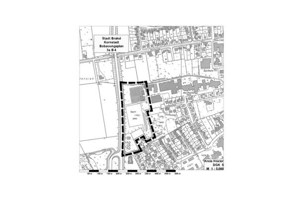 Bebauungsplan Nr. 3a - 4. &Auml;nderung mit teilweiser &Auml;n-derung des Bebauungsplans Nr. 4 &raquo;Kolping-Berufsbildungswerk&laquo; in der Kernstadt Brakel