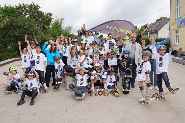 Wieder ein voller Erfolg: Fast 40 Kinder und Jugendliche waren beim Skateworkshop dabei. Vielen Dank an Westenergie f&uuml;r die Unterst&uuml;tzung.