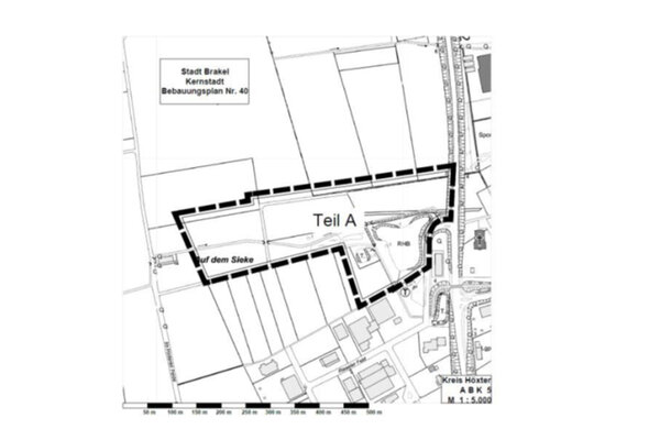 Stadt Brakel Kernstadt Bebauungsplan Nr. 40