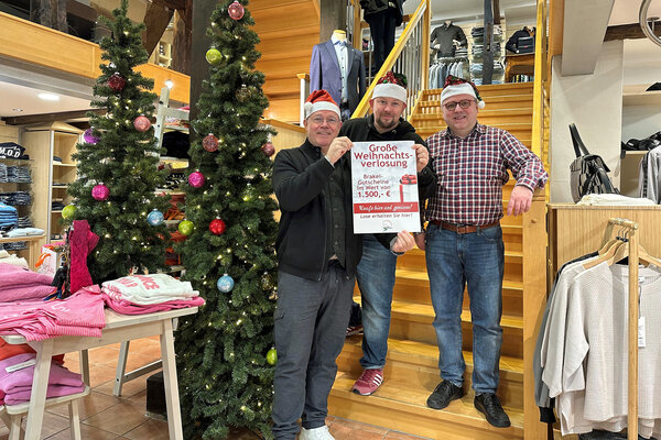 Pressefoto Werbering Weihnachtsverlosung 