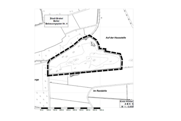 Aufhebung des Bebauungsplans Nr. 4 &raquo;Feriendorf Schwalbenberg&laquo; im Stadtbezirk Brakel-Beller