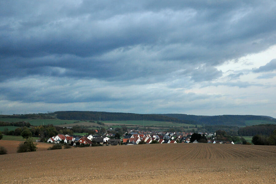 Blick auf die Ortschaft Hembsen